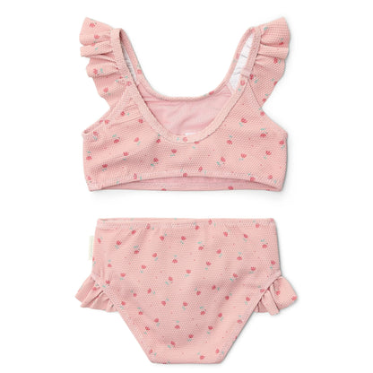 bikini sunny flowers, pink - LITTLE DUTCH