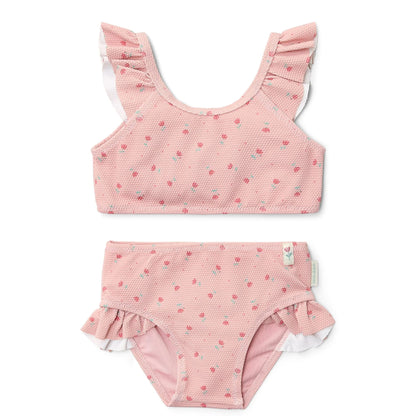 bikini sunny flowers, pink - LITTLE DUTCH