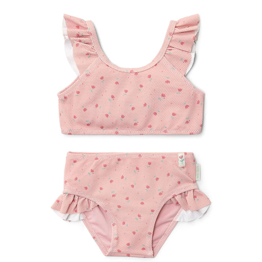 bikini sunny flowers, pink - LITTLE DUTCH