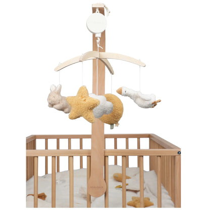 muziekmobiel newborn naturals, hout – LITTLE DUTCH