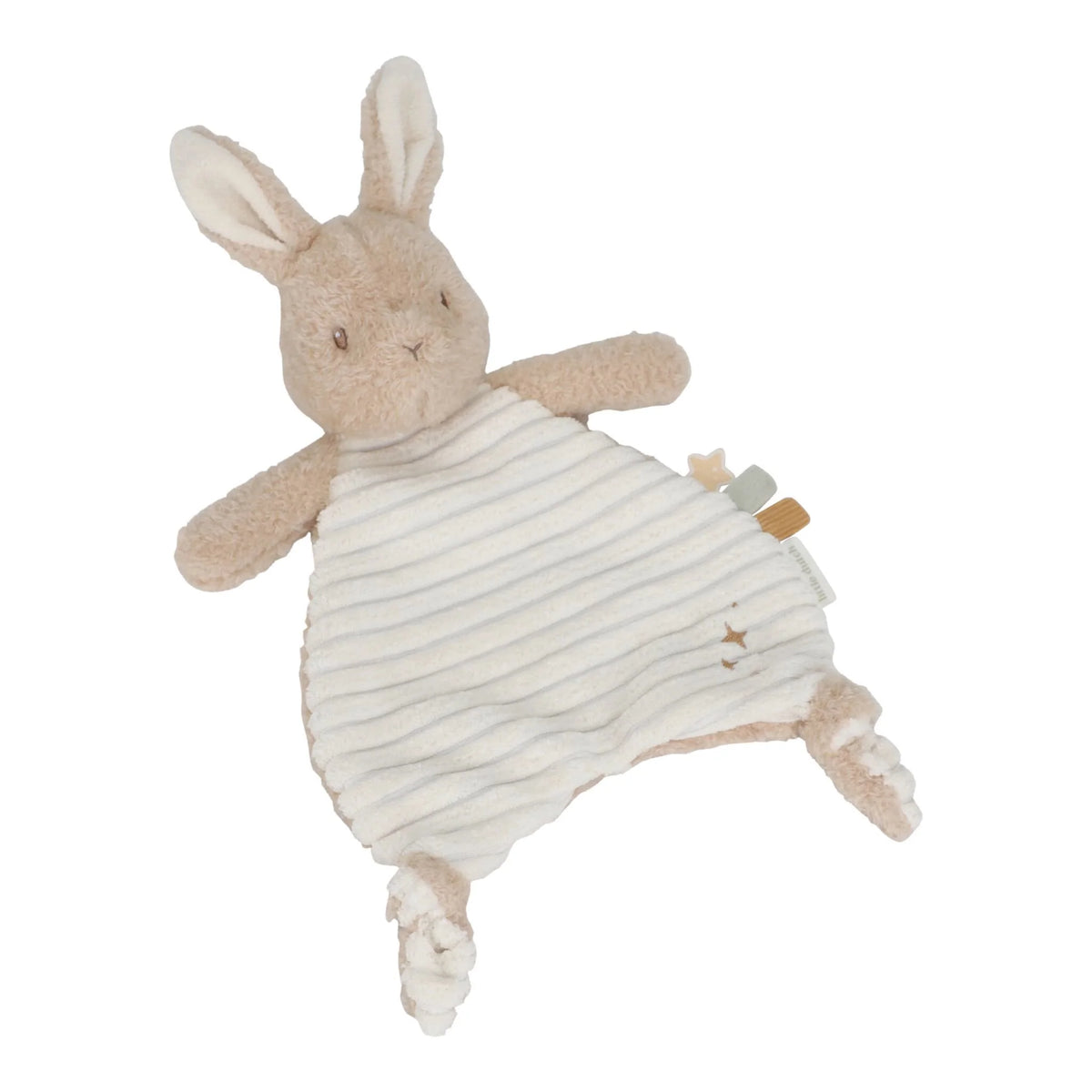knuffeldoekje newborn naturals, konijn - LITTLE DUTCH