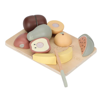 houten snijset fruit - LITTLE DUTCH