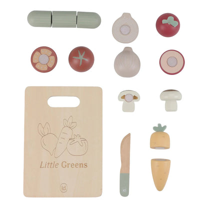houten snijset groenten - LITTLE DUTCH