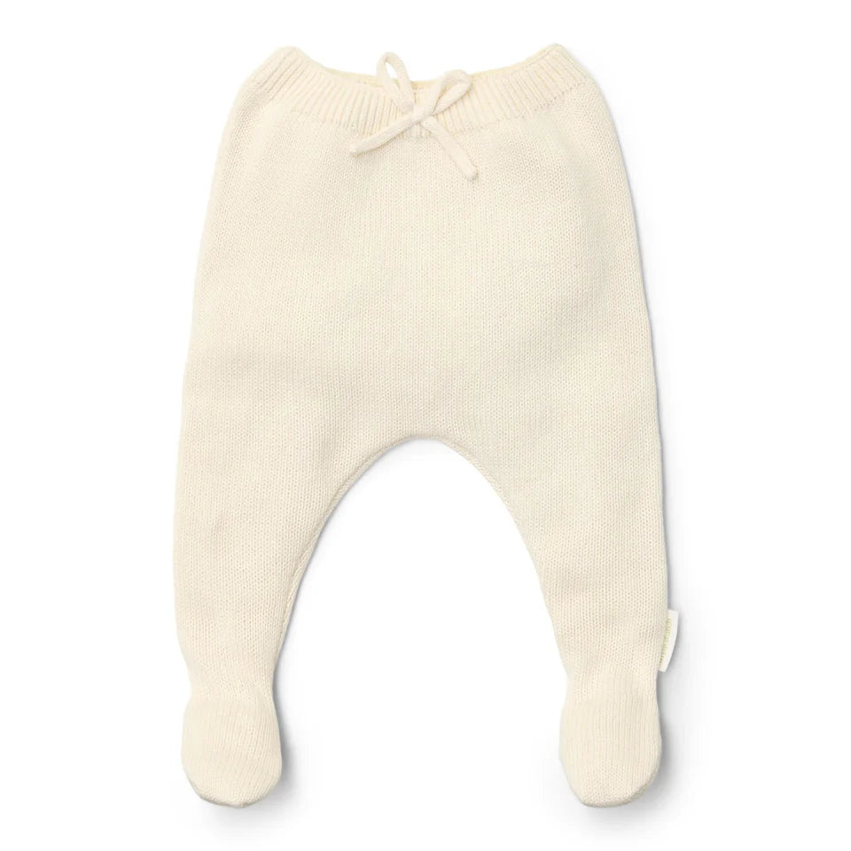 broek met voetjes, wit - LITTLE DUTCH