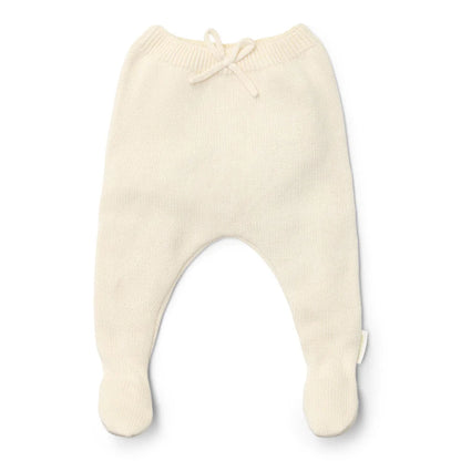 broek met voetjes, wit - LITTLE DUTCH