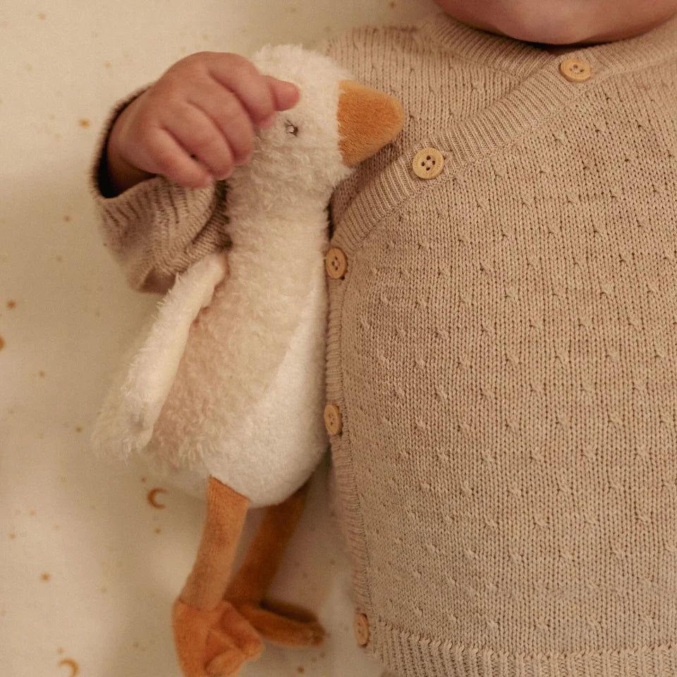 trui overslag, beige - LITTLE DUTCH