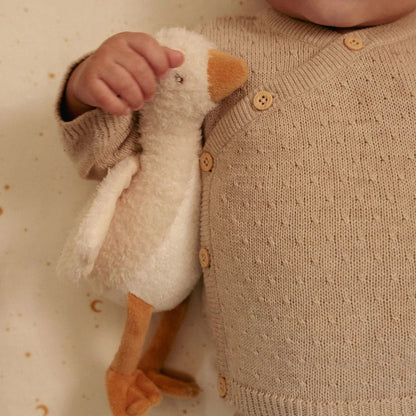 trui overslag, beige - LITTLE DUTCH