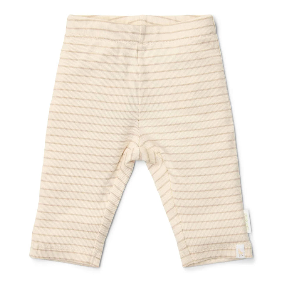legging, stripes beige - LITTLE DUTCH