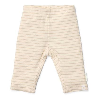 legging, stripes beige - LITTLE DUTCH