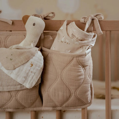bedorganiser essentials, beige - LITTLE DUTCH
