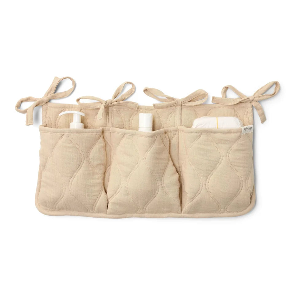 bedorganiser essentials, beige - LITTLE DUTCH