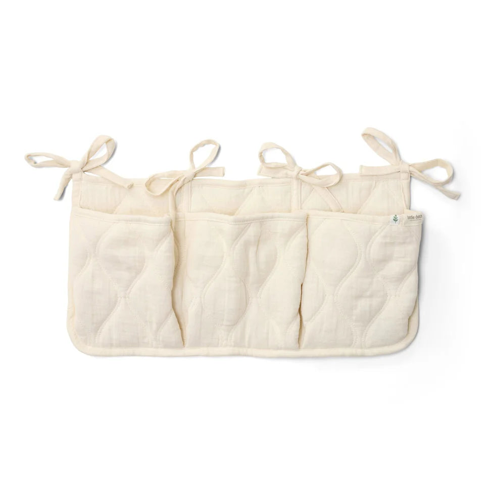 bedorganiser essentials, wit - LITTLE DUTCH