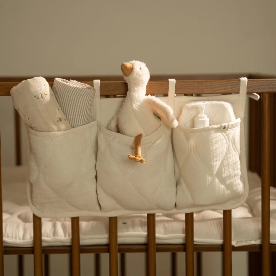 bedorganiser essentials, wit - LITTLE DUTCH
