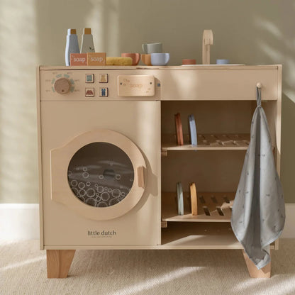 houten wasmachine 'limited edition' - LITTLE DUTCH