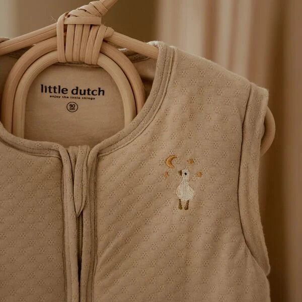 slaapzak 70 cm winter little goose, beige – LITTLE DUTCH