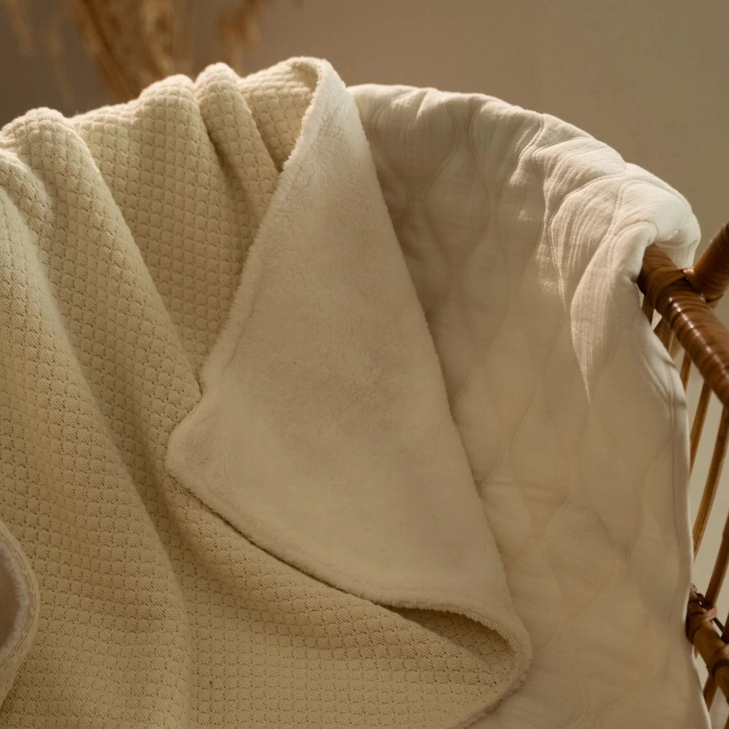 ledikantdeken pure, soft white - LITTLE DUTCH