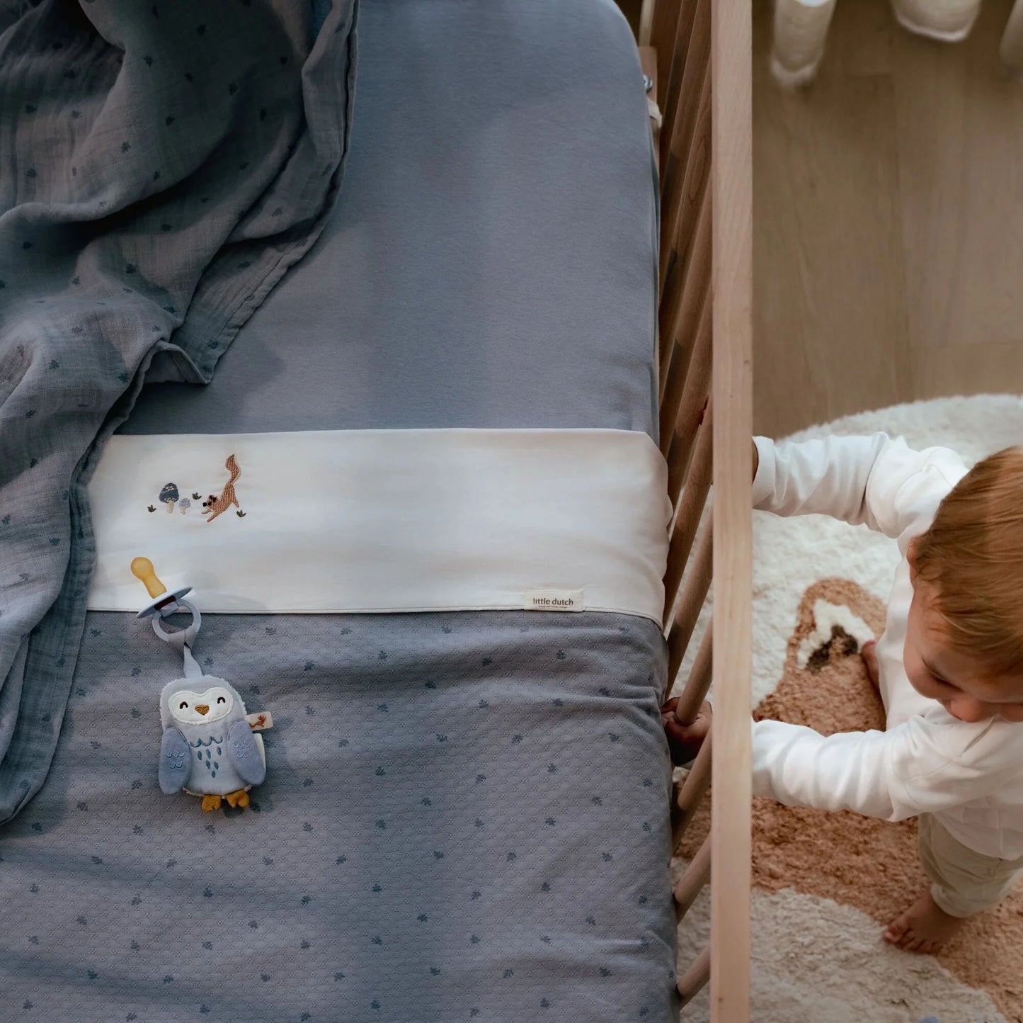 speendoekje forest friends, uil - LITTLE DUTCH