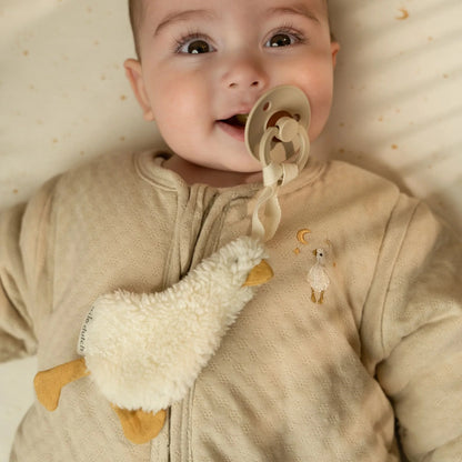 speendoekje neutrals, gans - LITTLE DUTCH