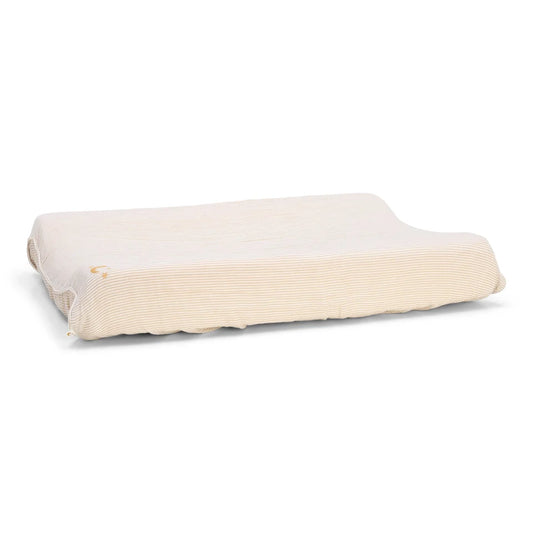 hoes verzorgingskussen stripes, beige – LITTLE DUTCH