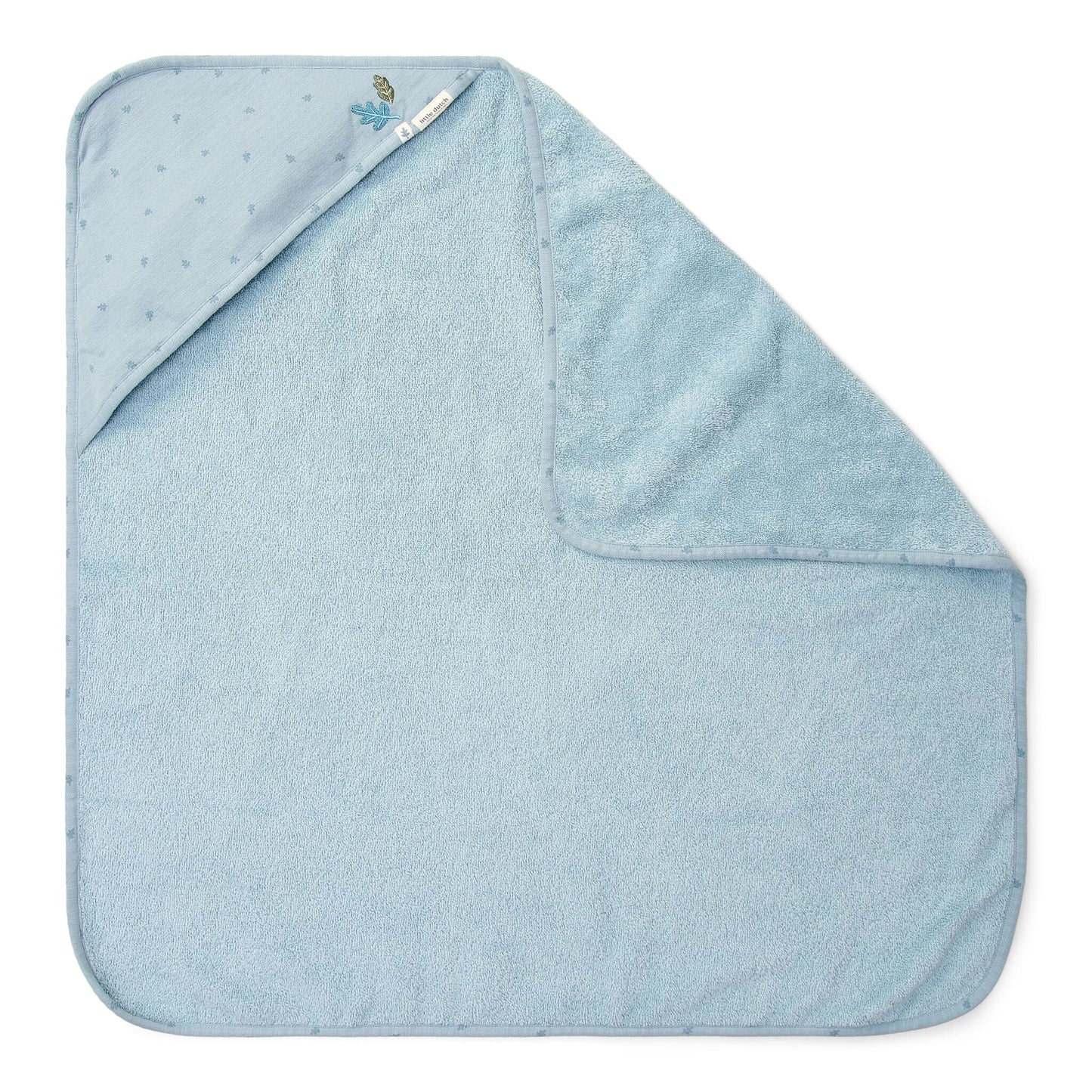 badcape essential, blauw - LITTLE DUTCH
