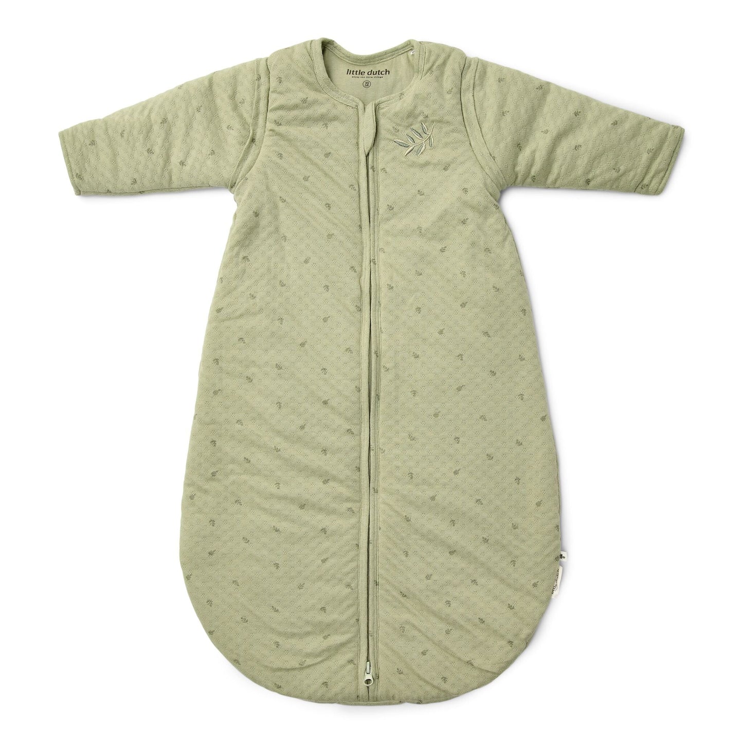 slaapzak 110 cm winter, pure sage print - LITTLE DUTCH