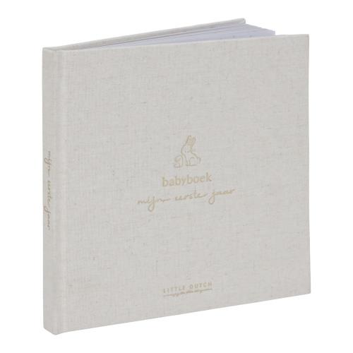 babyboek mijn eerste jaar, baby bunny - LITTLE DUTCH