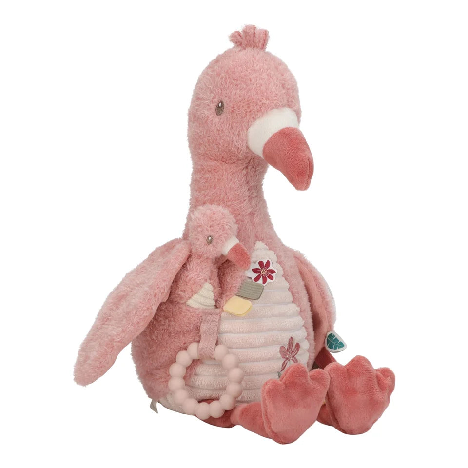 activiteitenknuffel flamingo – LITTLE DUTCH