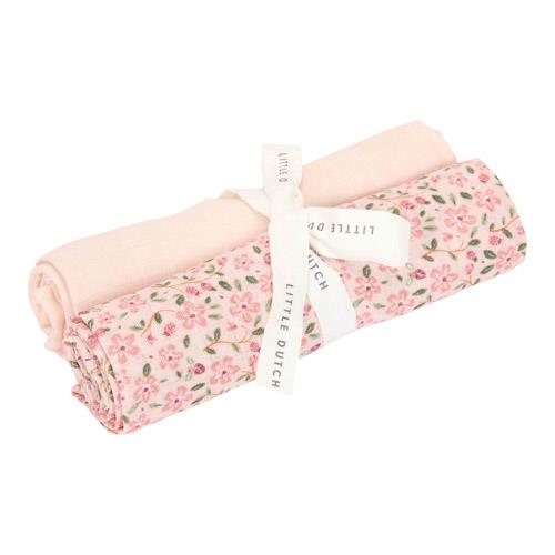 verzorgingsdoek, 2-pack, fairy floral/blossom - LITTLE DUTCH