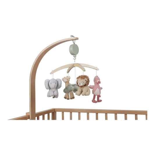 muziekmobiel safari friends, hout – LITTLE DUTCH