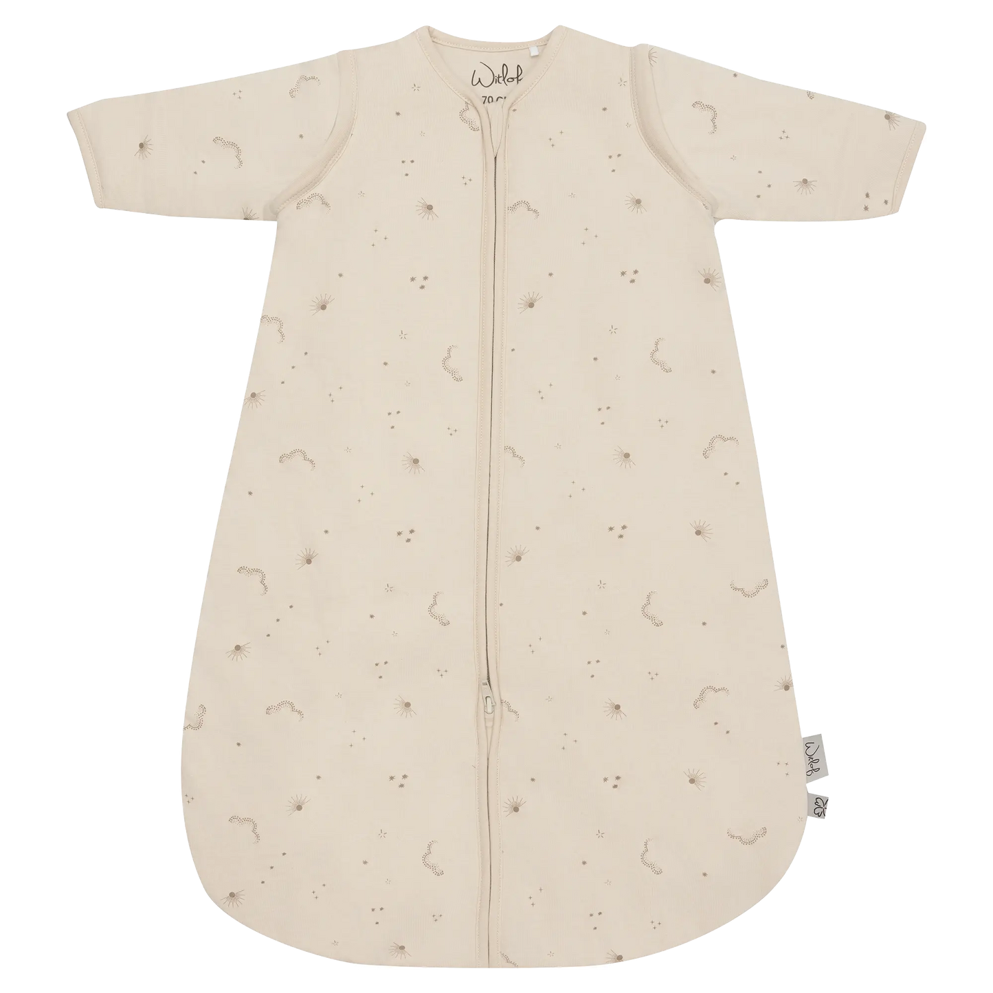 winterslaapzak 90 cm galaxy dreams, ecru - WITLOF FOR KIDS