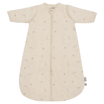 winterslaapzak 90 cm galaxy dreams, ecru - WITLOF FOR KIDS