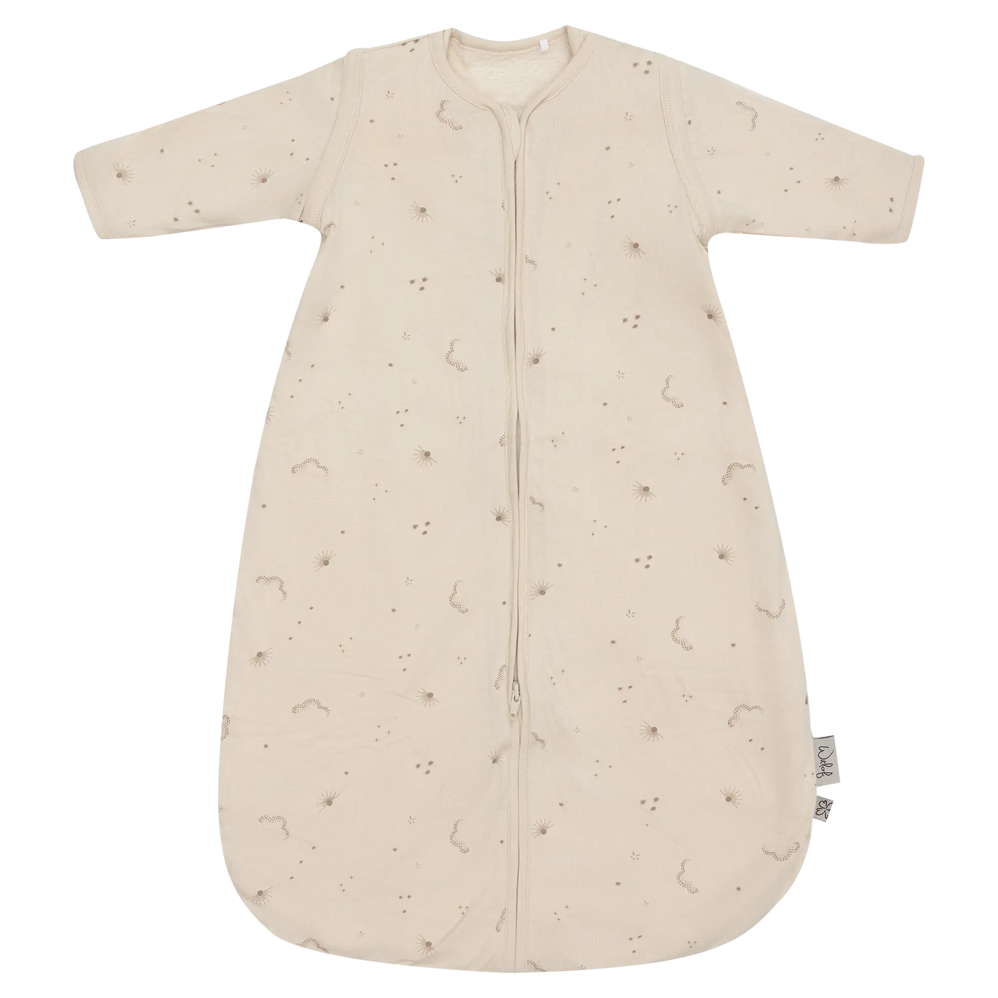 4-seizoenen slaapzak 90 cm galaxy dreams, ecru - WITLOF FOR KIDS
