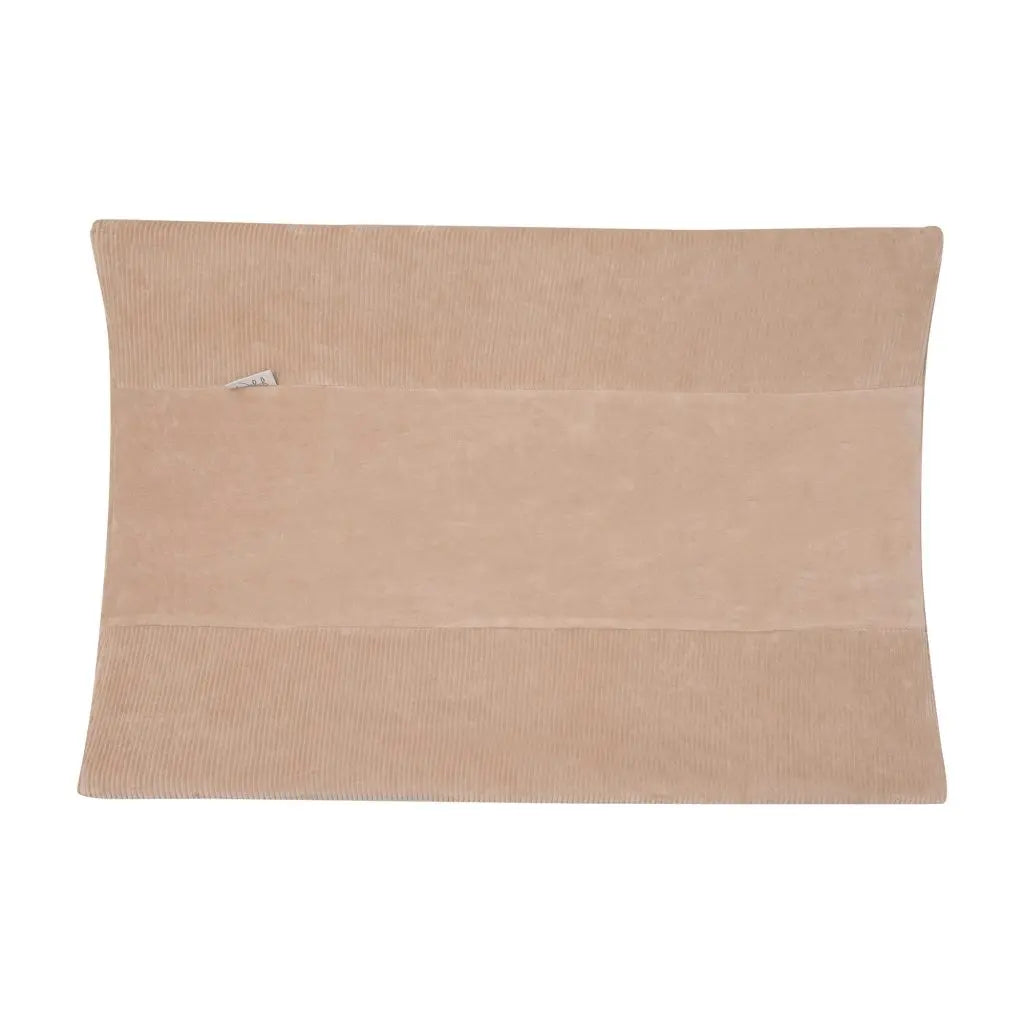 hoes verzorgingskussen velvet rib, taupe - WITLOF FOR KIDS