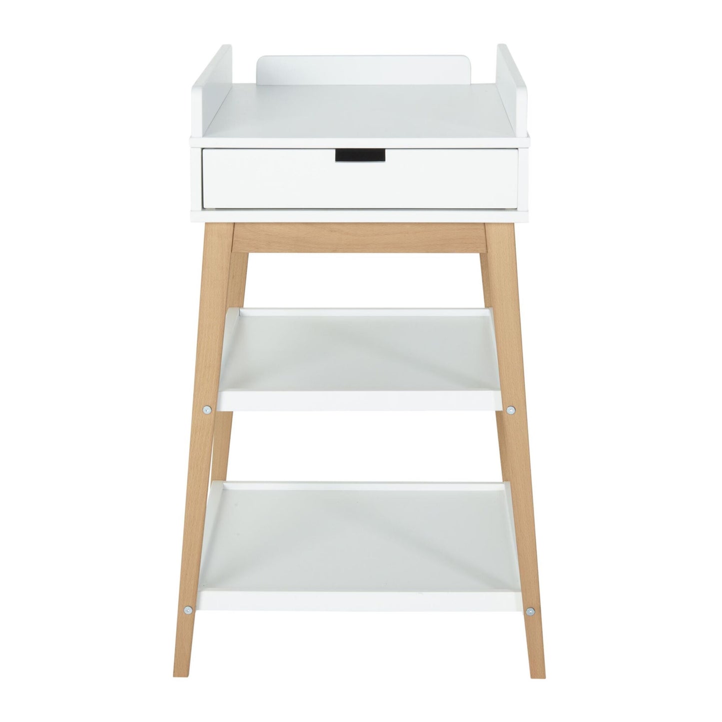 luiertafel hip + lade, white/natural - QUAX