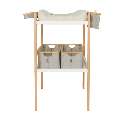 luiertafel mori, wit/naturel - QUAX