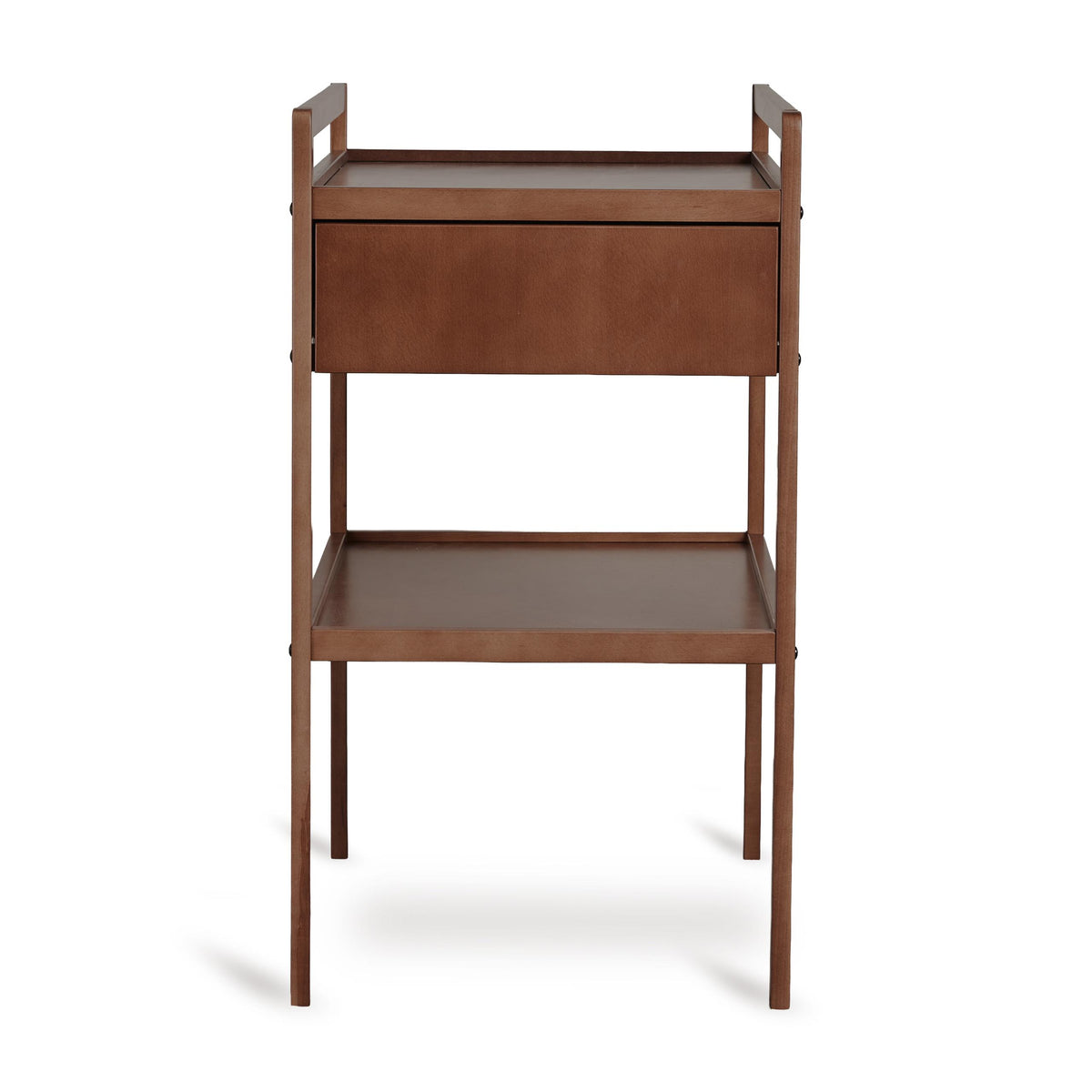 luiertafel met lade mori, walnut - QUAX