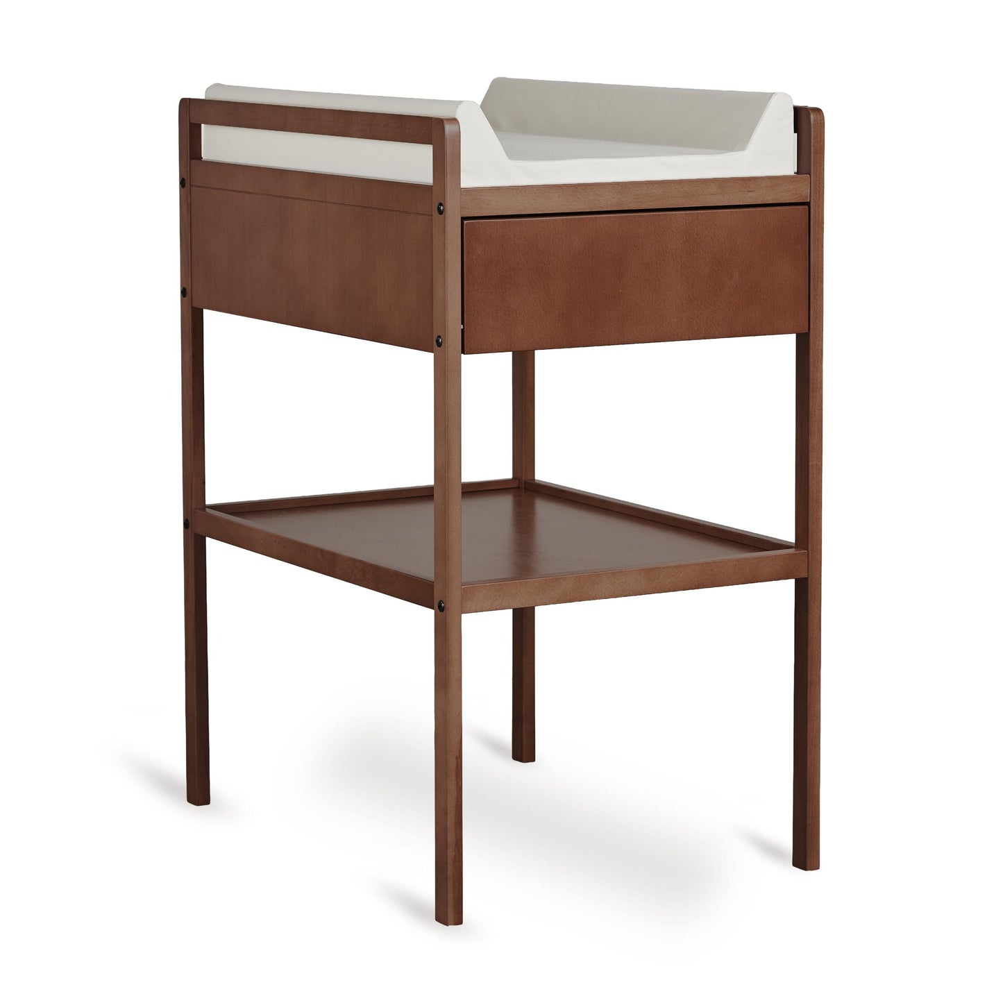 luiertafel met lade mori, walnut - QUAX