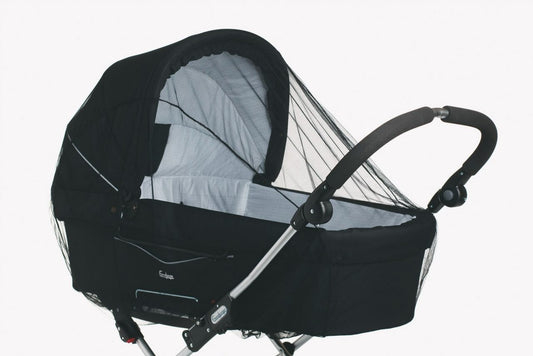 muggennet draagmand, zwart - BABYDAN