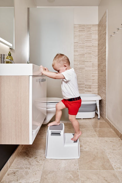 opstapje tweestap, wit - BABYDAN