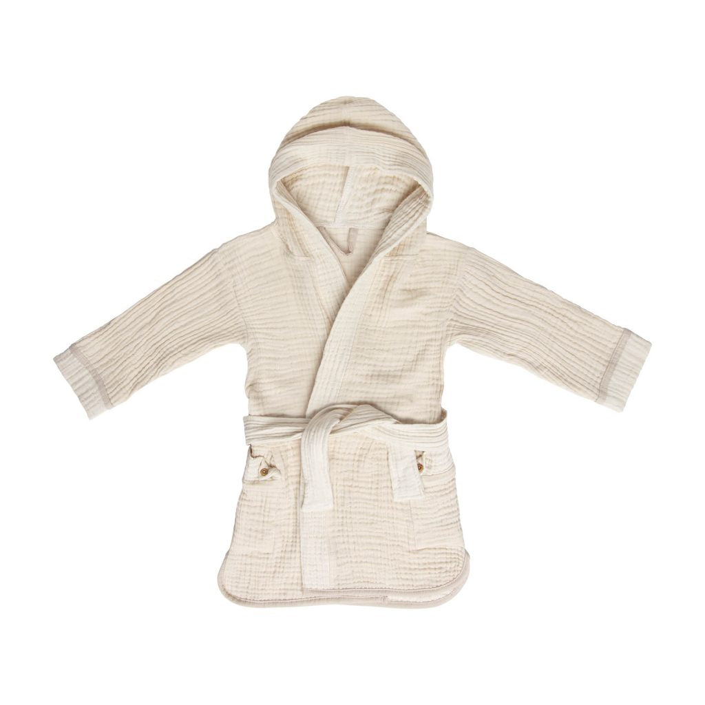 badjas, pure cotton sand - BEBE JOU