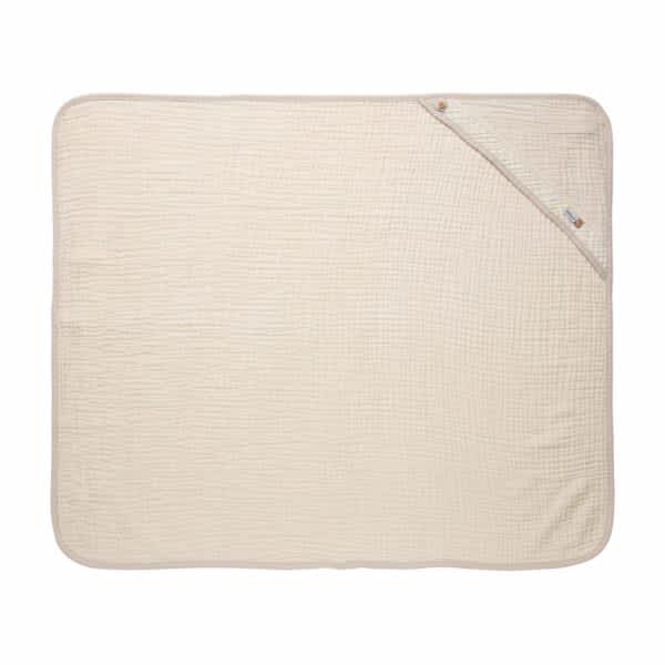 badcape pure cotton, sand - BEBE JOU