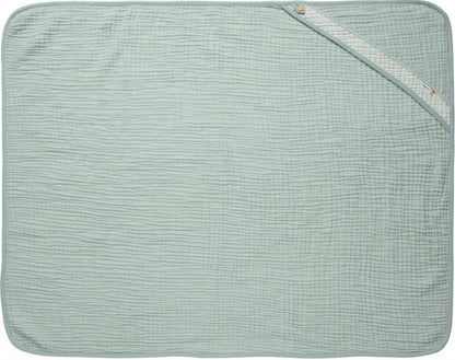 badcape pure cotton, green - BEBE JOU