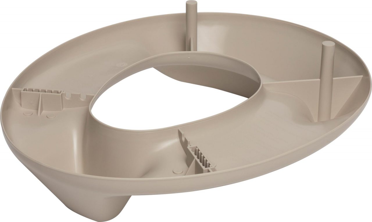 toiletverkleiner grow, taupe - BEBE-JOU