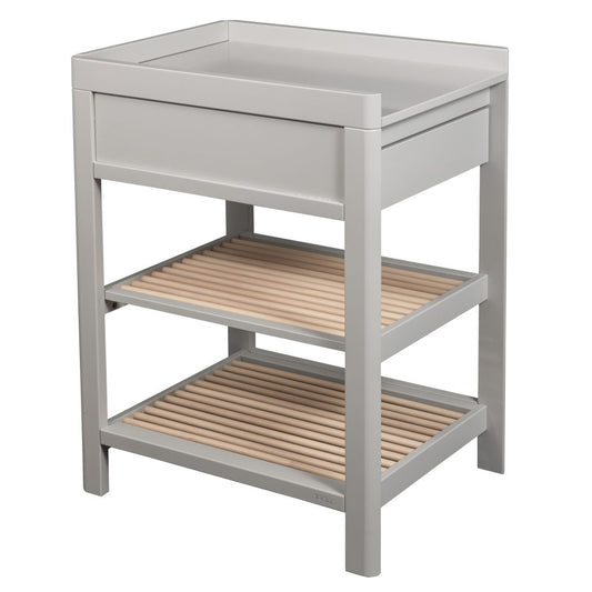 luiertafel lukas, soft grey/natural - TROLL