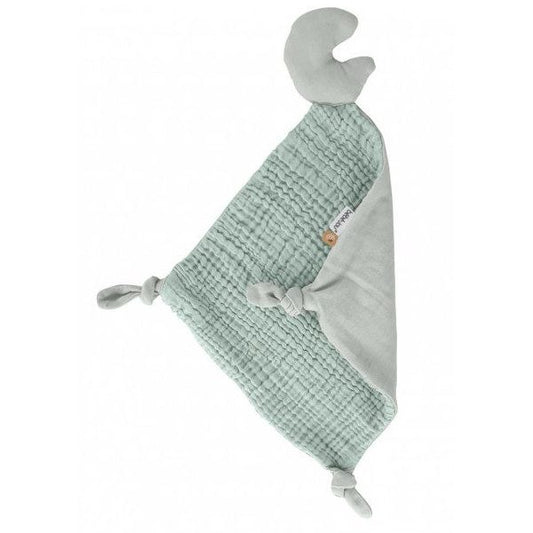 knuffeldoekje, pure cotton green - BEBE JOU