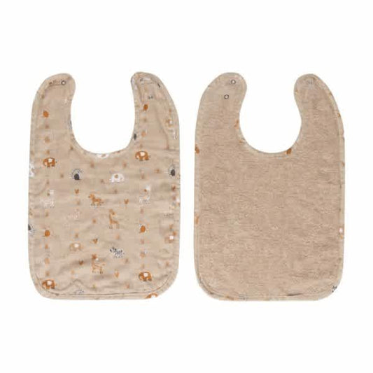 slabbetje, 2 pack, steppe - BEBE-JOU
