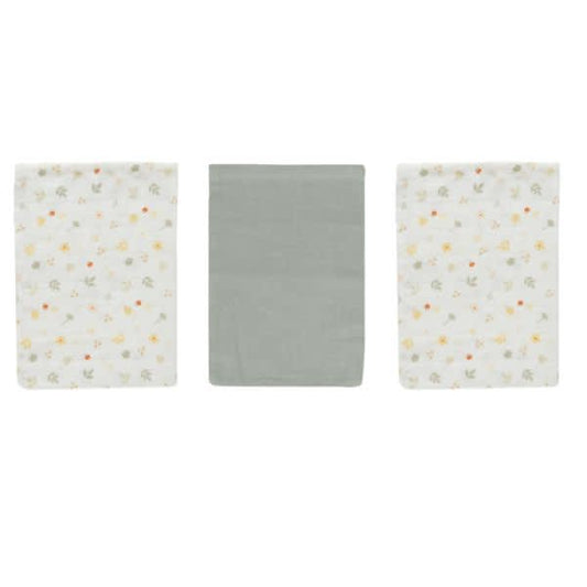 washand tetra, 3 pack, bohemian garden - BEBE-JOU