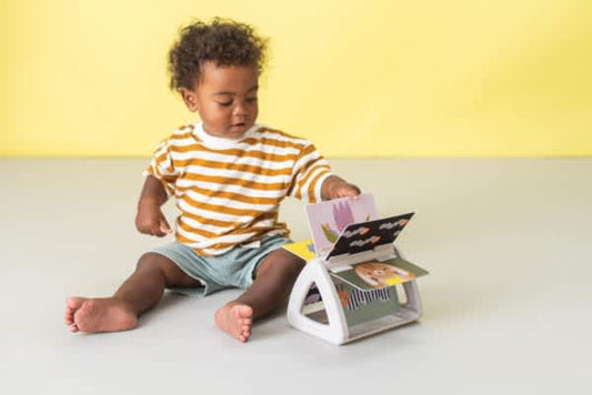 boekje spin & rattle, tummy time - TAF TOYS