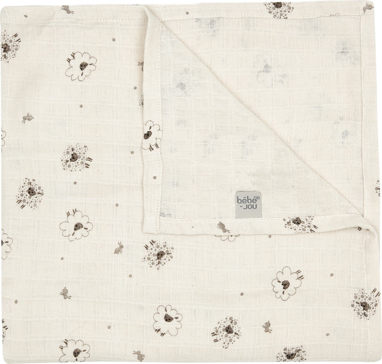 inbakerdoek tiny sheep - BEBE-JOU