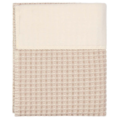 wiegdeken amsterdam cotton fleece, crumble - KOEKA